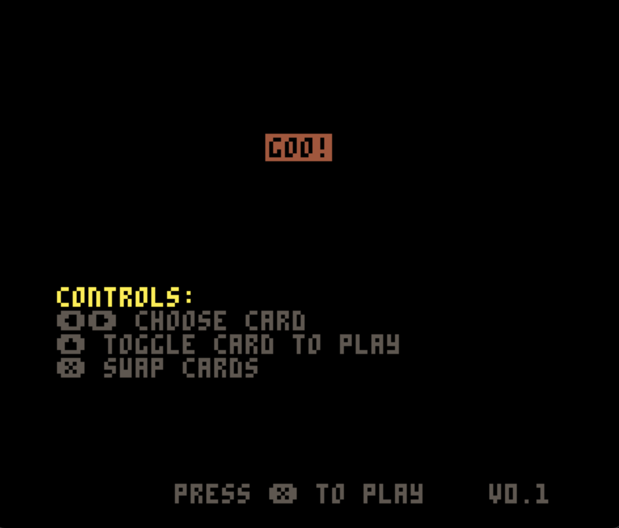 start screen